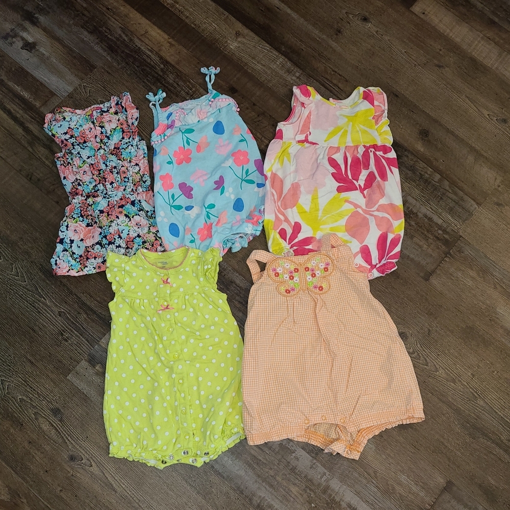 12 month baby girl rompers